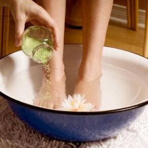 During fungal treatment, you need to wash your feet often. 